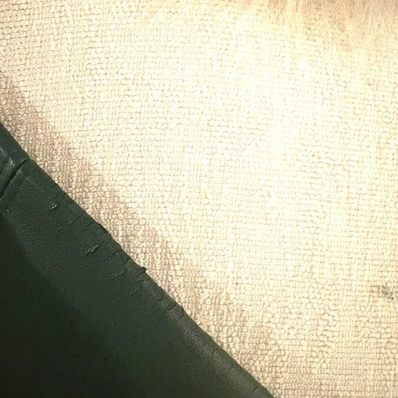 Express High Waisted Green Faux Leather Seamed Pencil Skirt Size 0 - Picture 11 of 12